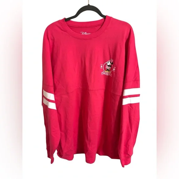 Disney Minnie Mouse Pink Spirit Jersey XL NWT - Picture 3 of 5
